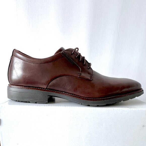 Rockport Total Motion Amalfi Plain Toe, Dark Brown Shoes, Size 11, EC - Picture 3 of 14